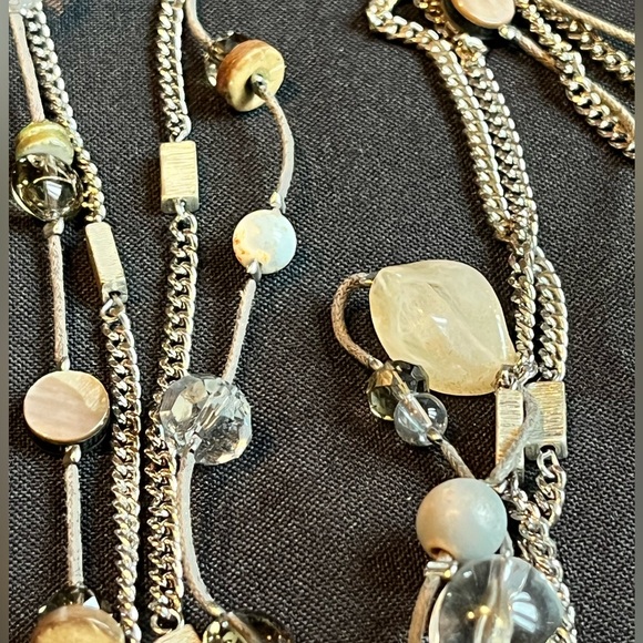 Vintage Loft double strand necklace - Picture 7 of 9